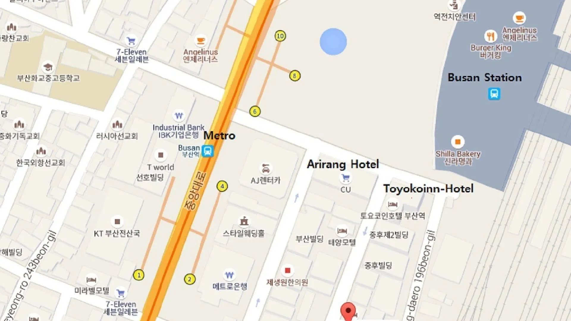 Hill Motel Busan 2*,  South Korea